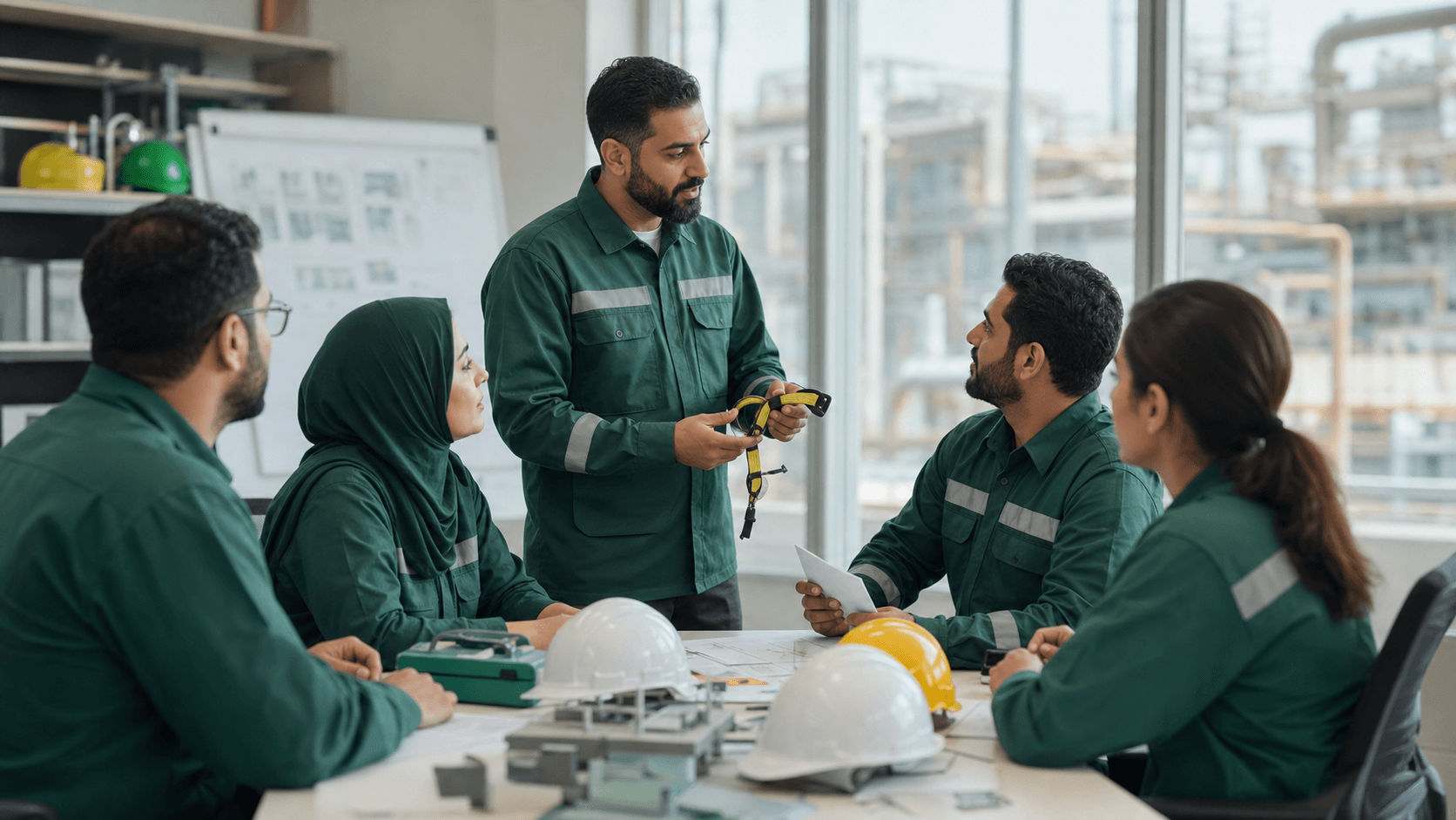 Practical safety and quality training session